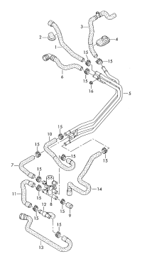 4F0265387J-Coolant hose