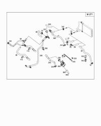 9068322323-RADIATOR HOSE W124/E200/E220