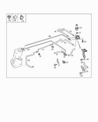 2208324394-RADIATOR HOSE W124/E200/E220