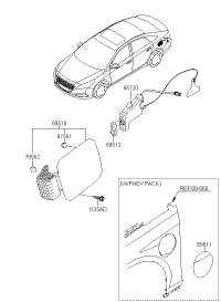 69510C3000-DOOR-FUEL FILLER