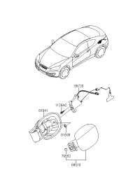 695102M000-DOOR-FUEL FILLER