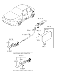 8159022002-CATCH & CABLE ASSY-F/FILLER DR