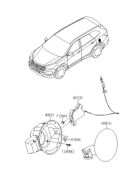 69510B8000-DOOR-FUEL FILLER