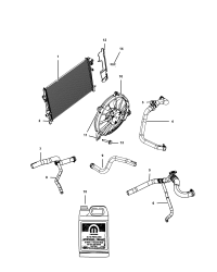 5058446AB-(F)HOSE RADIATOR INLET