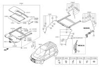 816002K002QW-PANORAMA ROOF ASSY