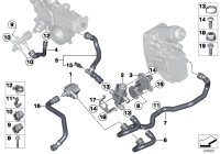 11538511748-AUXILIARY WATER PUMP BMW B46,B47,B48
