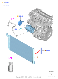 F1FZ19712A-CONDENSER ASSY