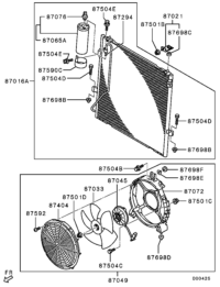 7812A170-CONDENSER SUPPORT BRACKET