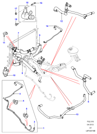 LR038742-HOSE ASSY-EGR COOLER,OUT
