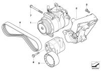 64526983098-COMPRESSOR-A/C-BMW E90/ E87