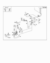 6398320123-RADIATOR HOSE W124/E200/E220
