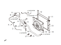 1303500XKW09A-Pipe assy-water overflow