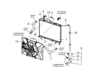 1301100AK00-Radiator assy