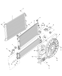 10025845-Radiator, cooling system