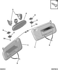 816389-HOOK-TRUNK FLOOR BOARD
