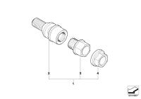 36136773191-Set wheel bolt