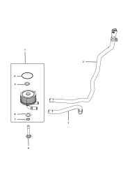 68137296AA-Oil, cooler transmission