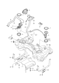 5Q0919088AC-FUEL PUMP- AUDI A8 RH SIDE