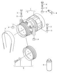 4E0260805BC-COMPRESSOR,AIR CON
