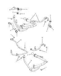 68211200AA-TUBE WATER BY PASS INCLUDES O-RINGS