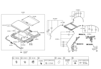 816843X000-HOSE ASSY-SUNROOF DRAIN RR