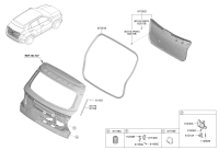81710R9000NNB-TRIM ASSY-TAIL GATE LWR