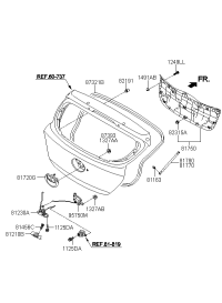 817500U200RY-PANEL ASSY-TAIL GATE TRIM