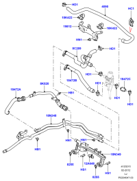 LR016854-HOSE - HEATER WA