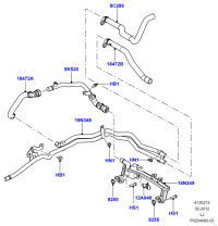 LR011483-HOSE - HEATER WA