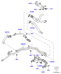 LR011458-HOSE ASSY-EGR COOLER,OUT