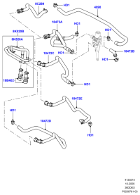 LR014616-HOSE - HEATER WA