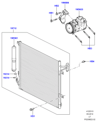 LR018405-CONDENSER ASSY-COOLER