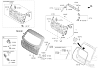81770H3500-LIFTER ASSY-TAIL GATE LH