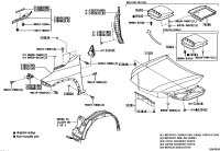 533410K310-INSULATOR, HOOD