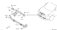625114CL0A-SUPPORT-RADIATOR CORE,UPPER