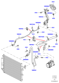 JUF000324-HOSE ASSY-EGR COOLER,OUT