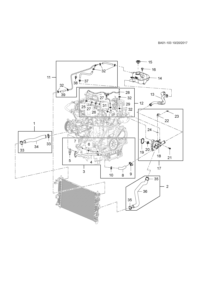 23287191-Hose, eng cooler drain