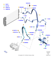 GR3Z19972E-PIPE ASSY-RETURN