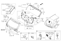 81772A1650-BRACKET ASSY-RR BUMPER UPR LH