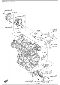 PE7W15010-WATER PUMP