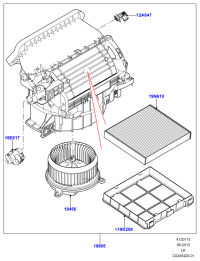LR035870-LR INTERIOR BLOWER L359/L538