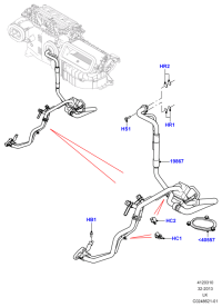 LR036417-PIPE ASSY-RETURN
