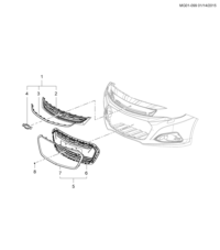 92270668-Grille, fr. upper (incl. 2-4)