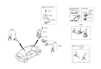 819052V130-KEY & CYLINDER SET-LOCK