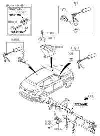 81900A5002-Lock assy-electric