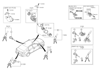 81900C1C00-KEY SUB SET-STRG LOCK