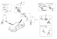 81905C3500-KEY & CYLINDER SET-LOCK