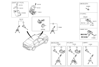 81905H2011-KEY & CYLINDER SET-LOCK