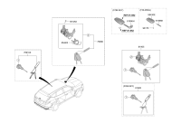 81905N8010-KEY & CYLINDER SET-LOCK