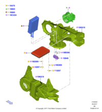 JL1Z19805AA-BLOWER ASSY